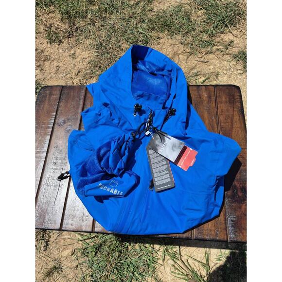 33,000ft Women's Softshell Jacket Hooded Waterproof Hood Packable Medium $62 - Picture 3 of 7